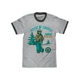 thumbnail image 1 of Tee Luv Men's Smokey Bear Prevent Wildfires Ringer T-Shirt (XXL), 1 of 3