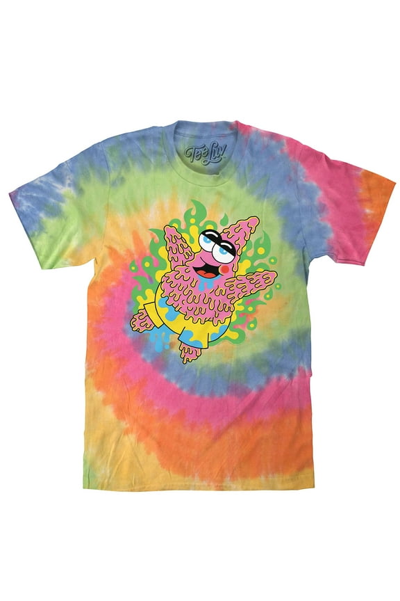 Men's SpongeBob SquarePants Melting Patrick Star Tie Dye Shirt (S)