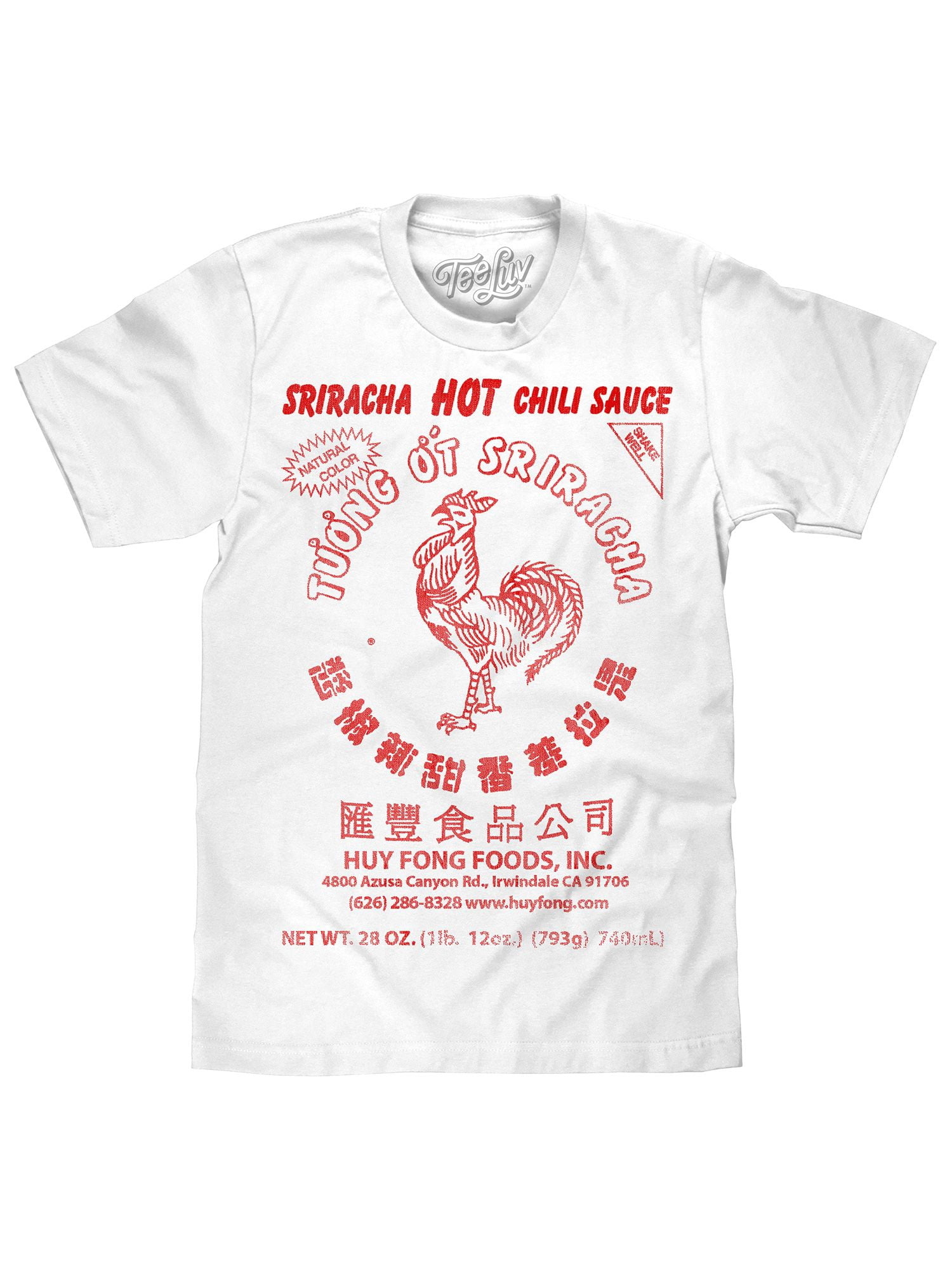 T-shirt Sriracha 2014, Coq, 34 Ans, Vert, Taille S, Collection