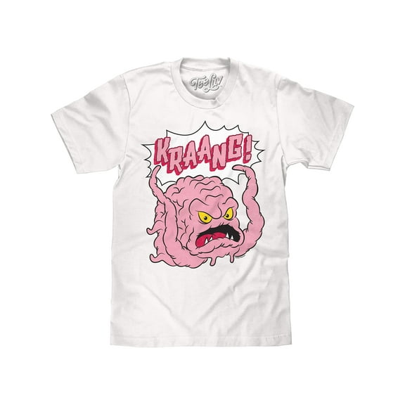 Tee Luv Men's Teenage Mutant Ninja Turtles Kraang Cartoon Shirt (M)