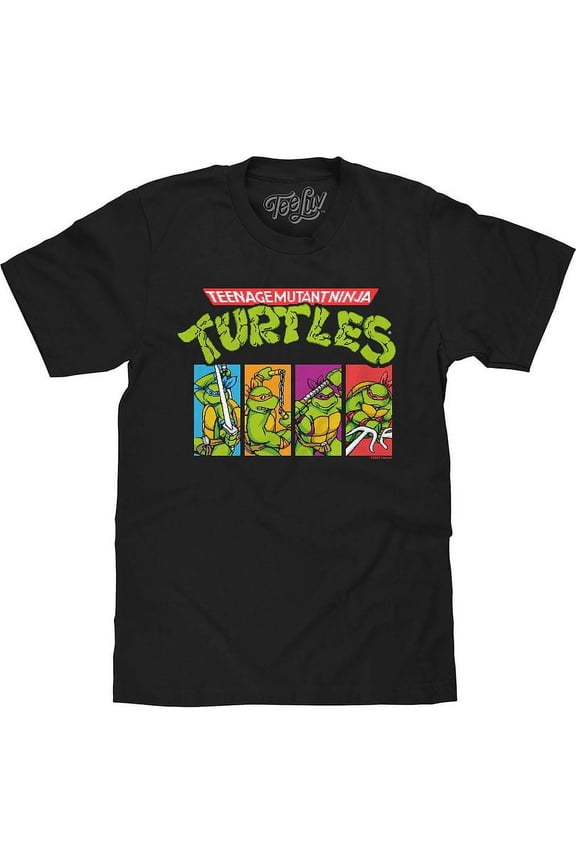 Men's Teenage Mutant Ninja Turtles Pixel Art Shirt (3XL)