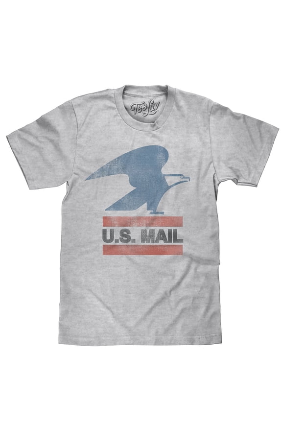 Men's U.S. Mail Eagle Logo USPS T-Shirt (M)