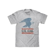 Tee Luv Mens U.S. Mail Eagle Logo USPS T-Shirt XL