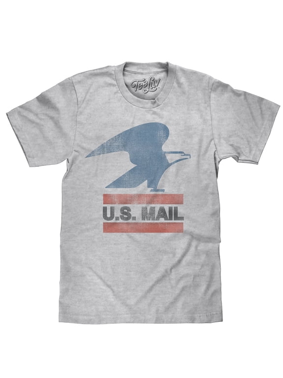 Men's U.S. Mail Eagle Logo USPS T-Shirt (XL)