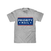 Tee Luv Men's USPS Priority Mail Logo Shirt (XL)