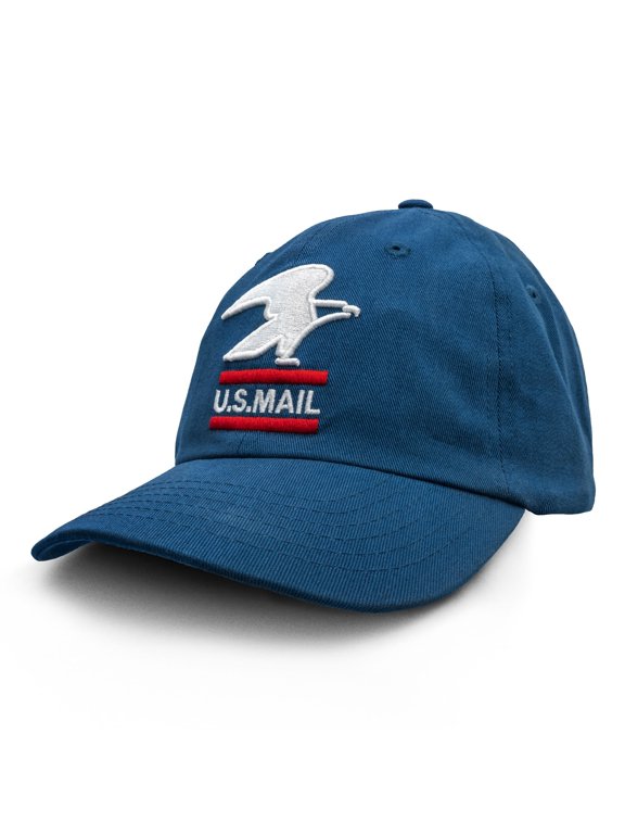 Men's USPS U.S. Mail Standing Eagle Blue Baseball Cap