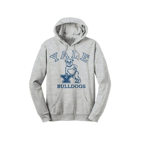 Tee Luv Men's YALE University Bulldogs Graphic Hoodie (L)