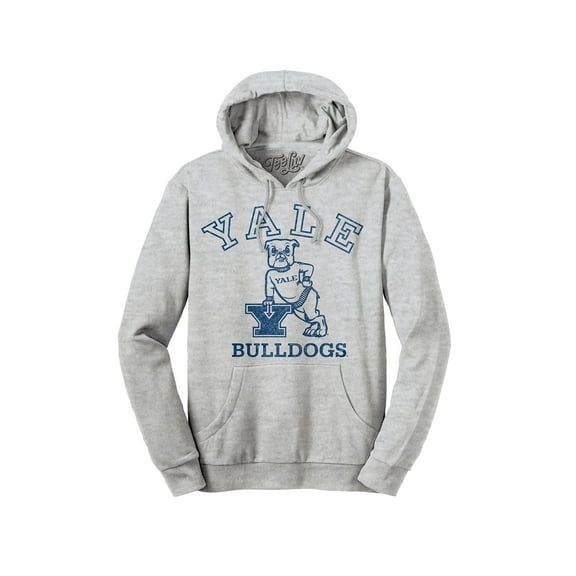 Tee Luv Men's YALE University Bulldogs Graphic Hoodie (M)