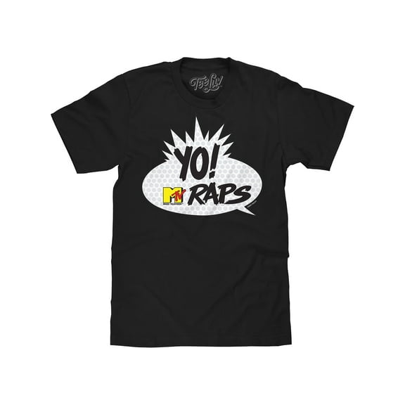 Tee Luv Men's Yo MTV Raps TV Show Shirt (XXL)