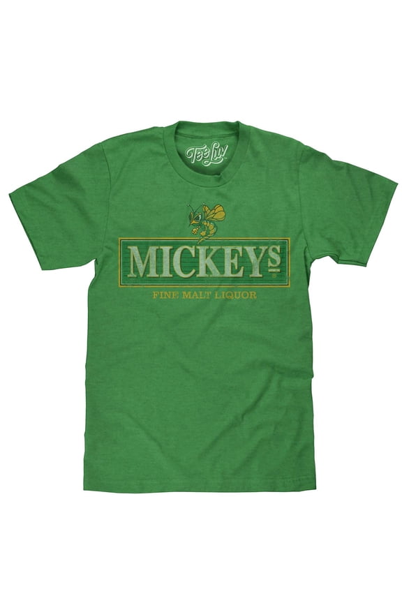 Mickey's Fine Malt Liquor Retro Beer Logo Shirt (Men's) (3XL)