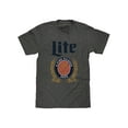 thumbnail image 1 of Tee Luv Miller Lite Beer Logo Graphite Heather Shirt (Men's) (3XL), 1 of 4