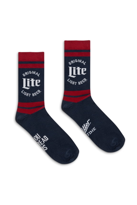 Miller Lite Original Light Beer Crew Socks (Men's)