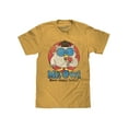 thumbnail image 1 of Tee Luv Mr Owl How Many Licks Tootsie Roll Pop Candy Mustard Shirt (Men's) (3XL), 1 of 4