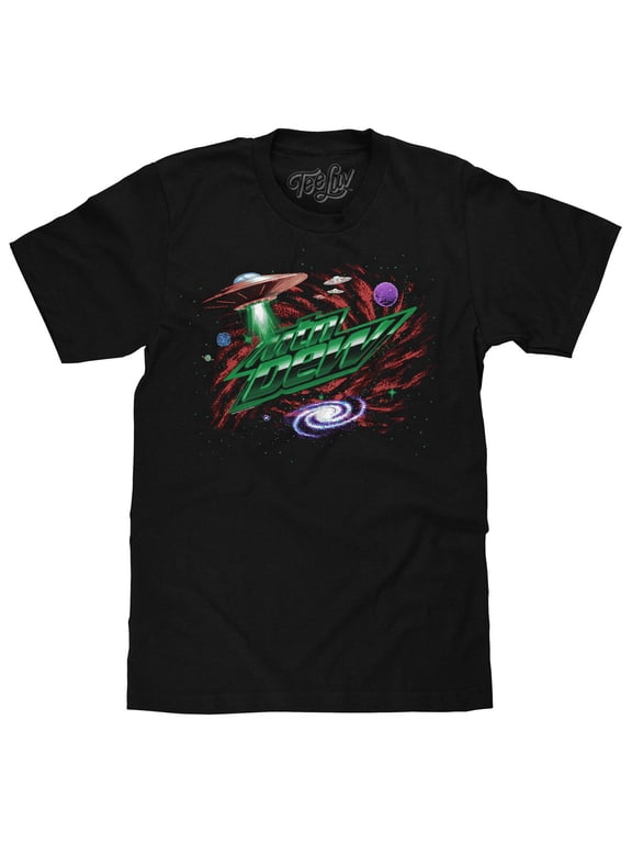 Mtn Dew Soda UFO Alien Galaxy T-Shirt (Men's) (S)