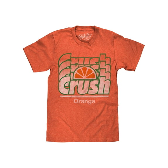 Tee Luv Orange Crush Soda 70s Gradient Logo T-Shirt (Men's) (S)