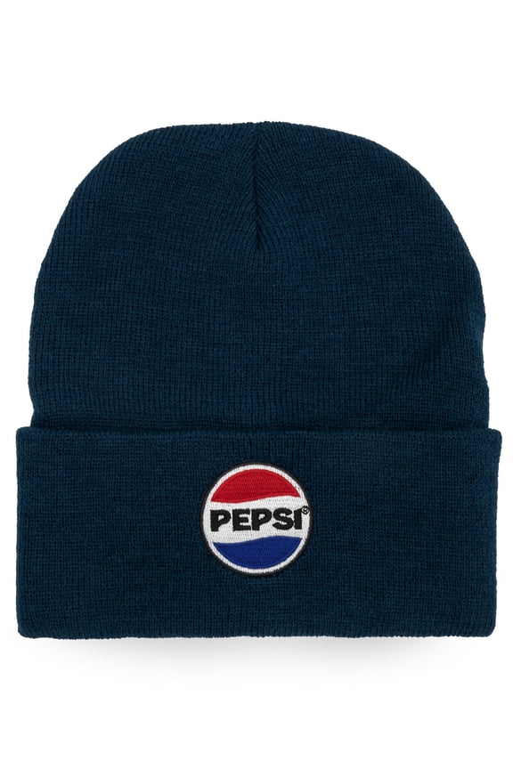 Pepsi Soda Logo Navy Blue Beanie