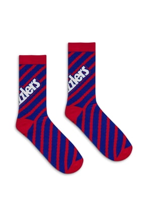 Retro Twizzlers Candy Logo Striped Crew Socks (Men's)
