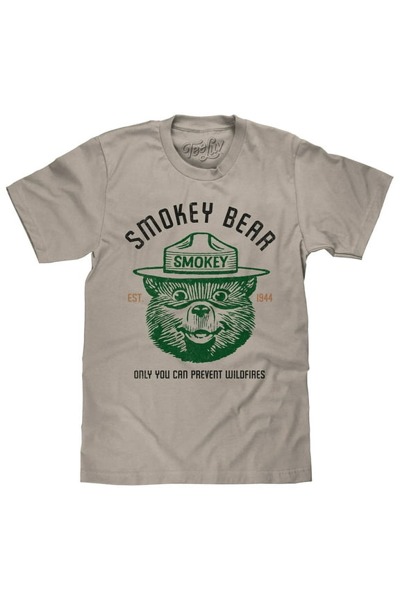 Smokey Bear Est 1944 Only You Can Prevent Wildfires T-Shirt (Men's) (M)