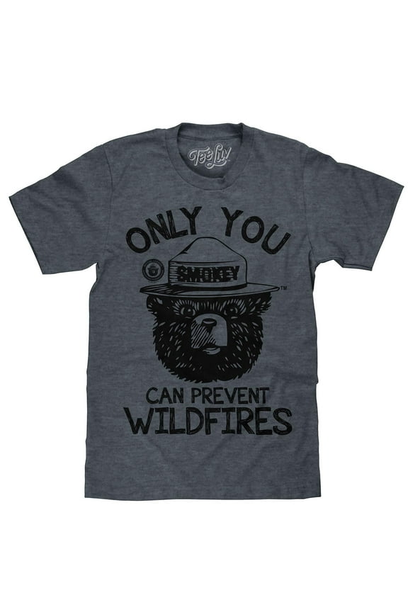 Smokey Bear Only You Can Prevent Wildfires T-Shirt (Men's) (3XL)