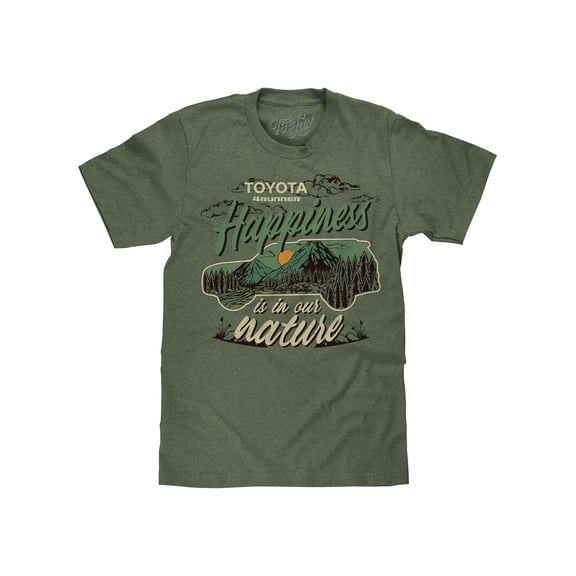 Tee Luv Toyota 4Runner Happiness is in Our Nature T-Shirt (Men's) (L)