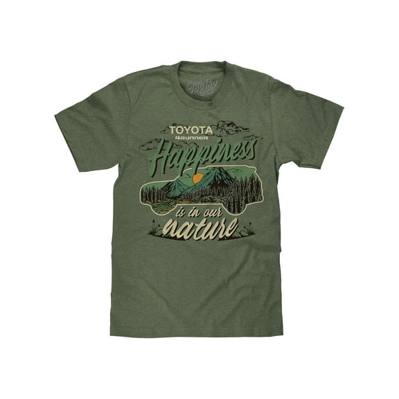 Tee Luv Toyota 4Runner Happiness is in Our Nature T-Shirt (Men's) (XL)