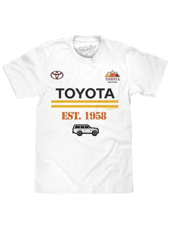 Toyota Land Cruiser Est 1958 Automotive T-Shirt (Men's) (S)