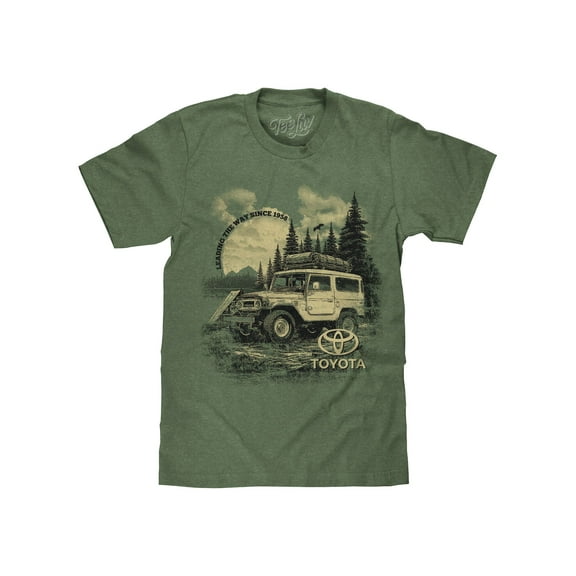 Tee Luv Toyota Land Cruiser Vintage Off Road Graphic T-Shirt (Men's) (L)