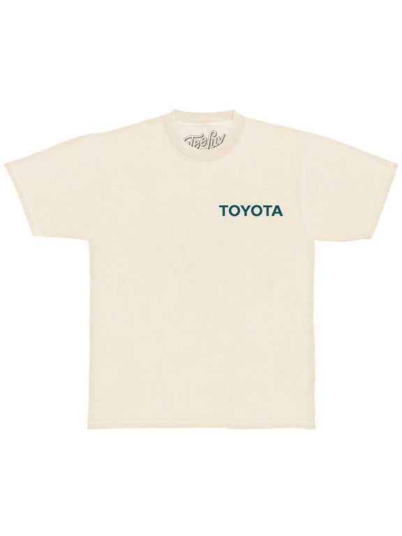 Toyota Mountain Sunset Double Sided Heavyweight Car Logo Shirt (Men's) (XL)
