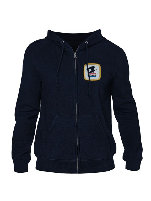 U.S. Mail Eagle Emblem USPS Zip Up Hoodie (Men's) (XXL)