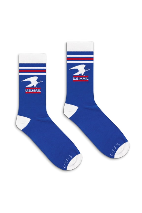 USPS U.S. Mail Standing Eagle Crew Socks (Men's)