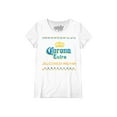 thumbnail image 1 of Tee Luv Women's Corona Extra Beer Watercolor Logo Shirt (Medium), 1 of 3