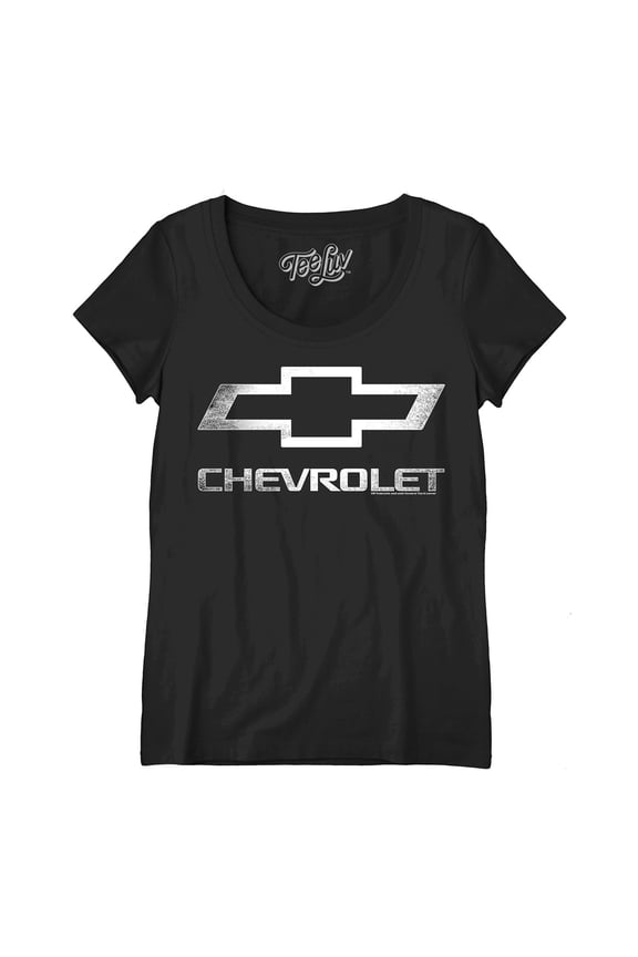 Women's Distressed Chevrolet Bowtie Logo Shirt (S)
