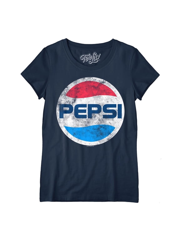 Women's Faded 70s Pepsi Soda Logo Scoop Neck Shirt (XXL)