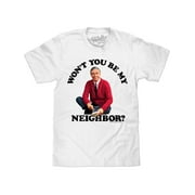 Tee Luv Won't You Be My Neighbor Mister Rogers Men's T-Shirt (XL)
