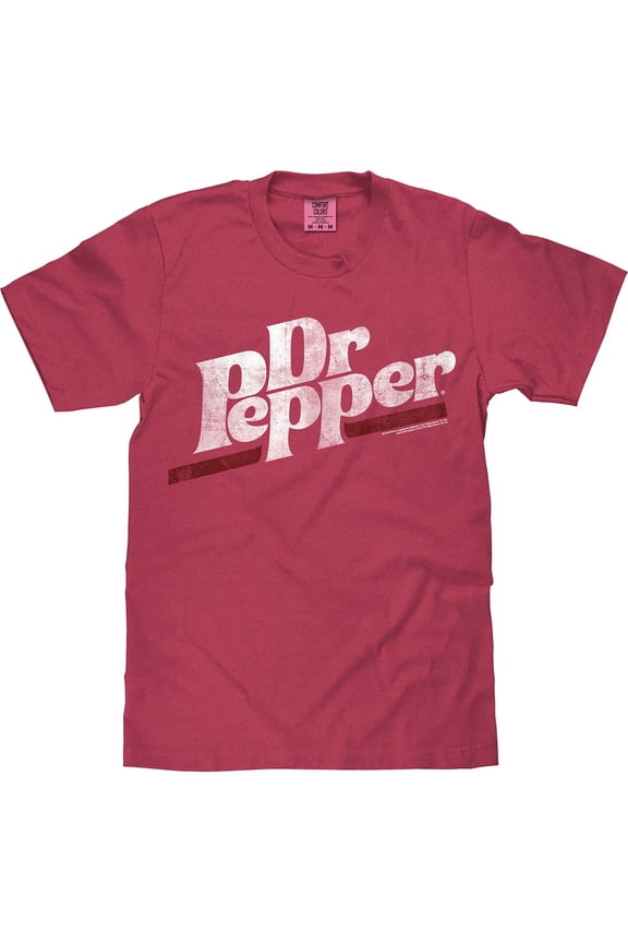 x Comfort Colors Dr Pepper Faded Soda Logo Shirt (Men's) (L)