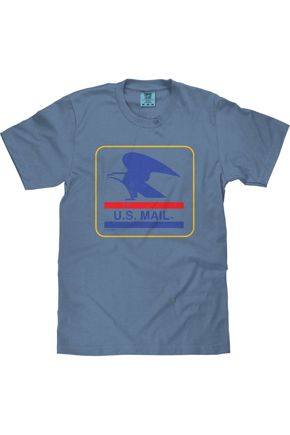 x Comfort Colors Men's USPS U.S. Mail Eagle Logo T-Shirt (S)