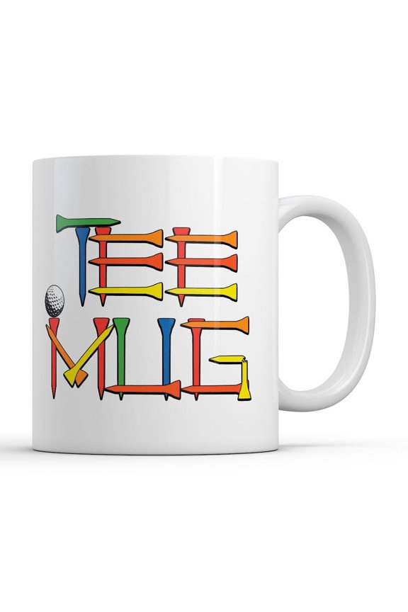 Tee Mug Funny Sarcastic Golfing Graphic Novelty Coffee Cup