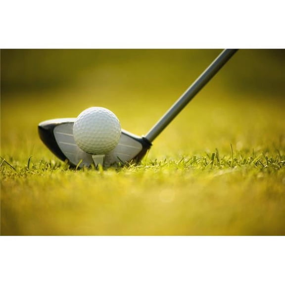 Tee Off Shot Poster Print by Darren Greenwood - 17 x 11