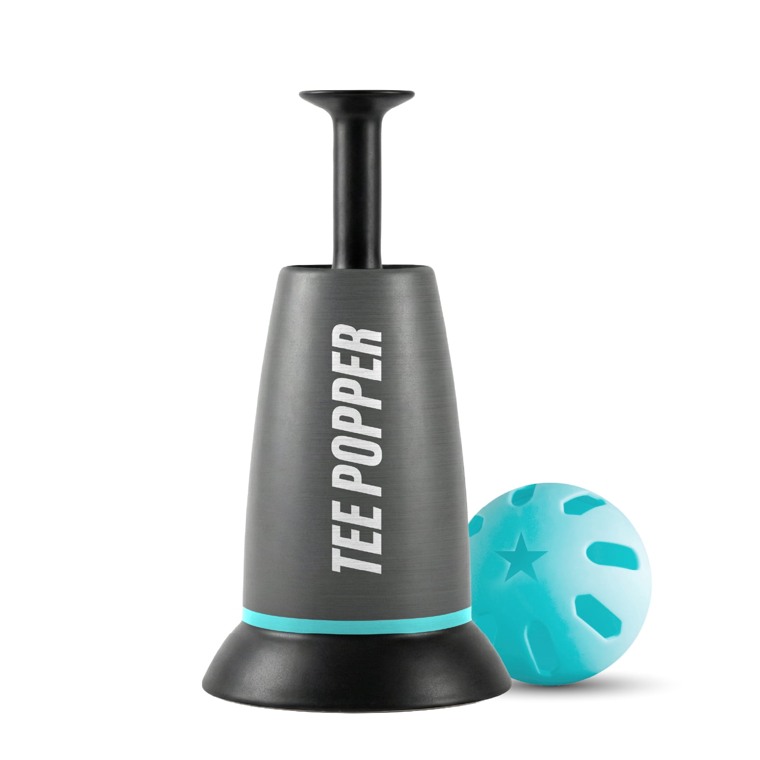 Bandit Sports Tee Popper Baseball Training Ball Launcher, Hands-Free Solo Practice for Hitting, Fielding & Reaction Drills