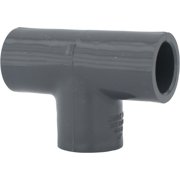 1PC Charlotte Pipe PVC Schedule 80 Tee (Slip X Slip X Slip)