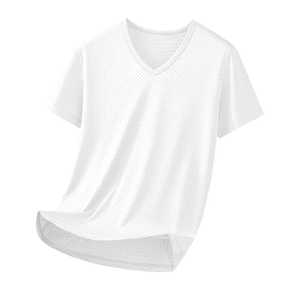 Tee Shirt Men Fitted Tee Shirts for Men Classic Fit V Neck Cotton Shirts for Men Relaxed Fitted Summer Workout T-Shirts Soft Casual Athletic Activewear Tops