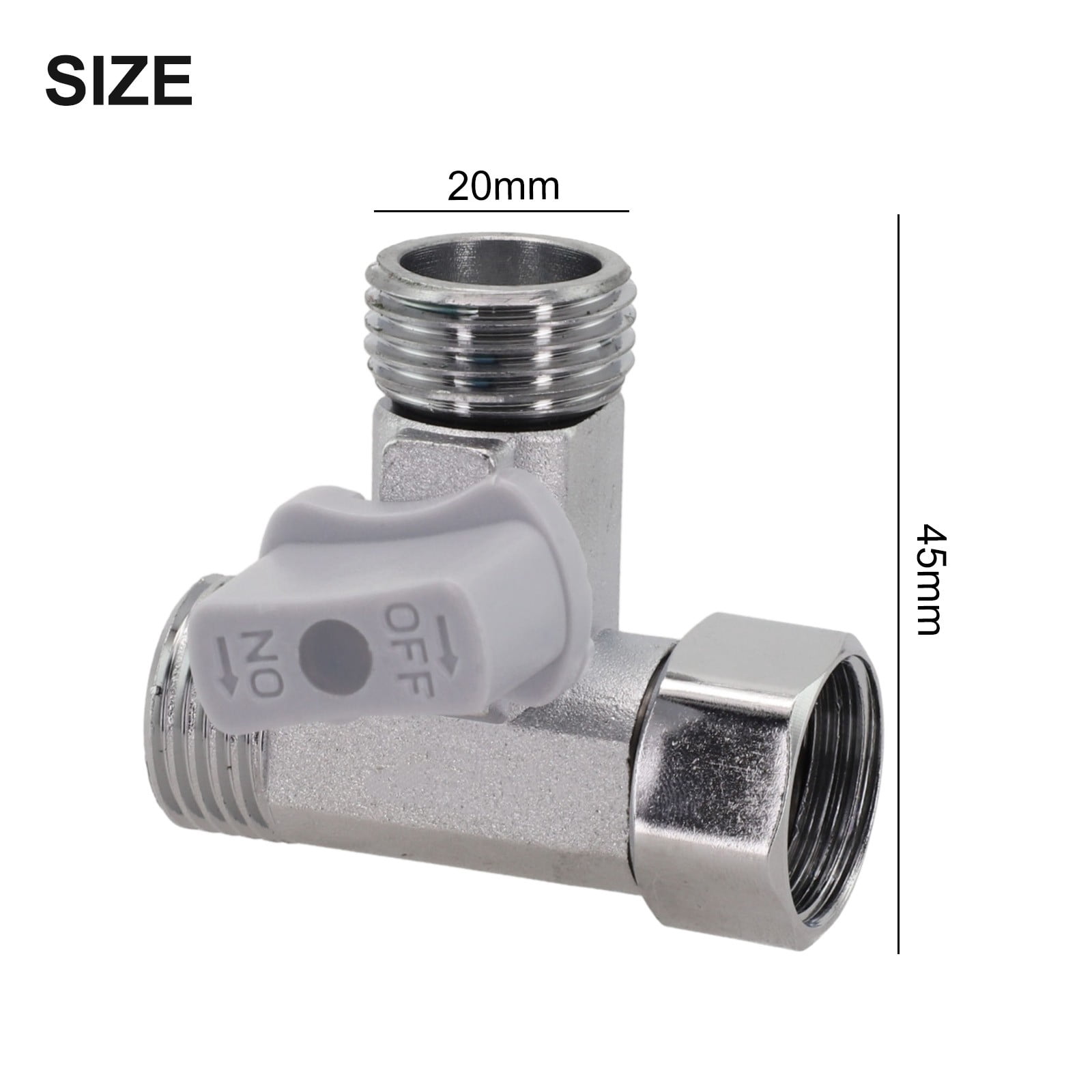 U.S. Solid Solenoid Water Inlet Valve - Zinc-Alloy 110V AC
