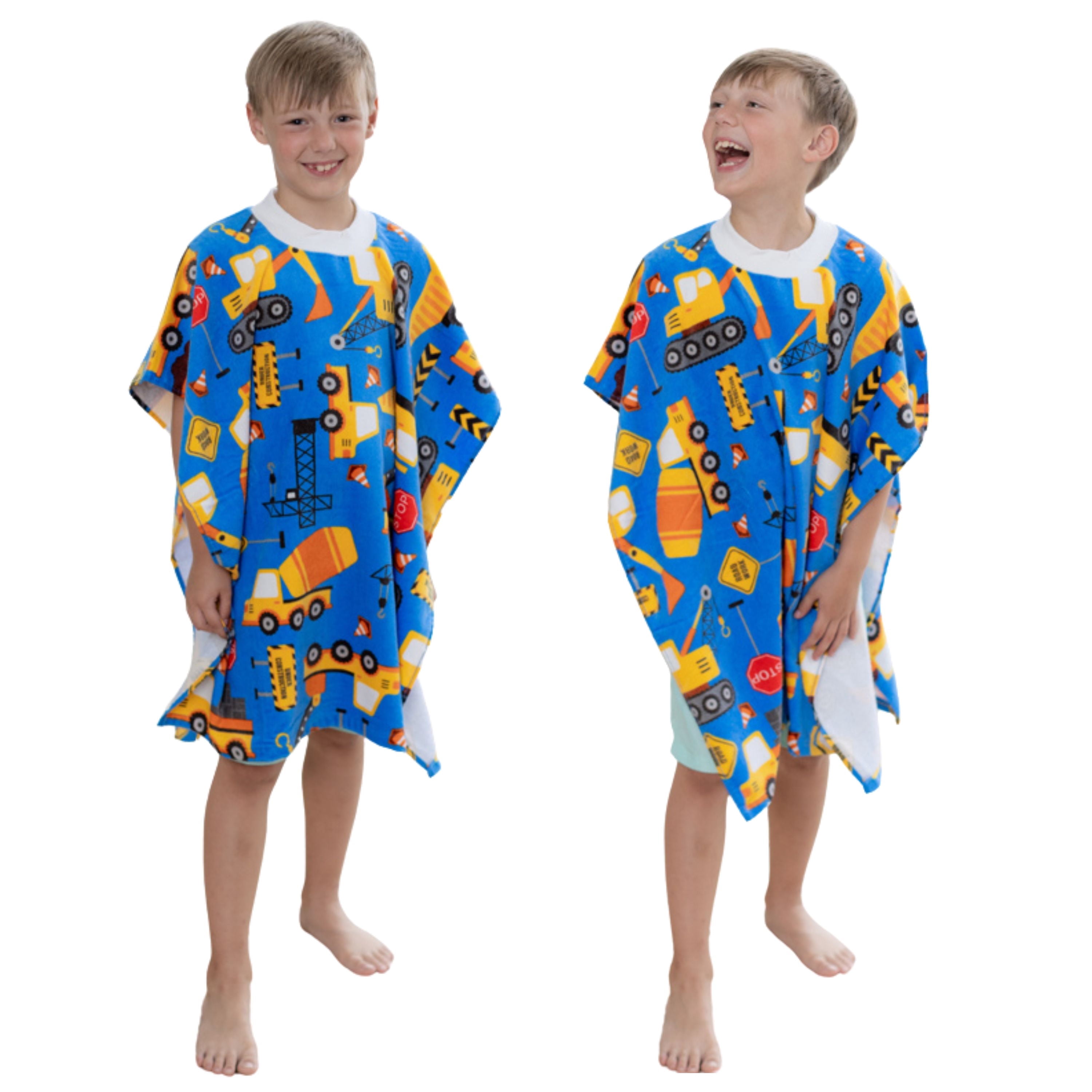 Tee Tops, Wearable Beach Towel Poncho for Kids, Changing Robe, 100% ...