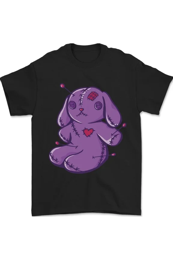 Tee With A Voodoo Doll Rabbit Mens Womens S-5Xl T-Shirt, Vintage Birthday Gift