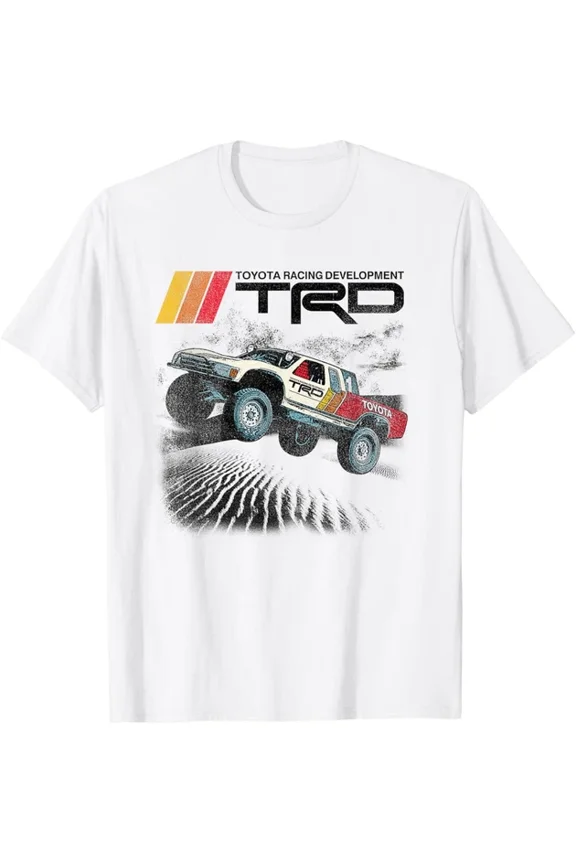 Tee With Iconic Trd Racing Development Distressed Chest Logo T-Shirt Birthday Gifts; For Men & Women