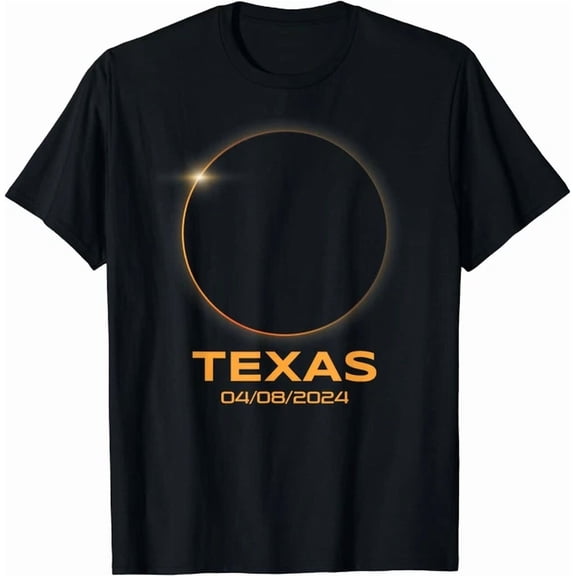 Tee With Total Solar Eclipse 2024 Texas State Special Theme Unisex S-5XL T-Shirt