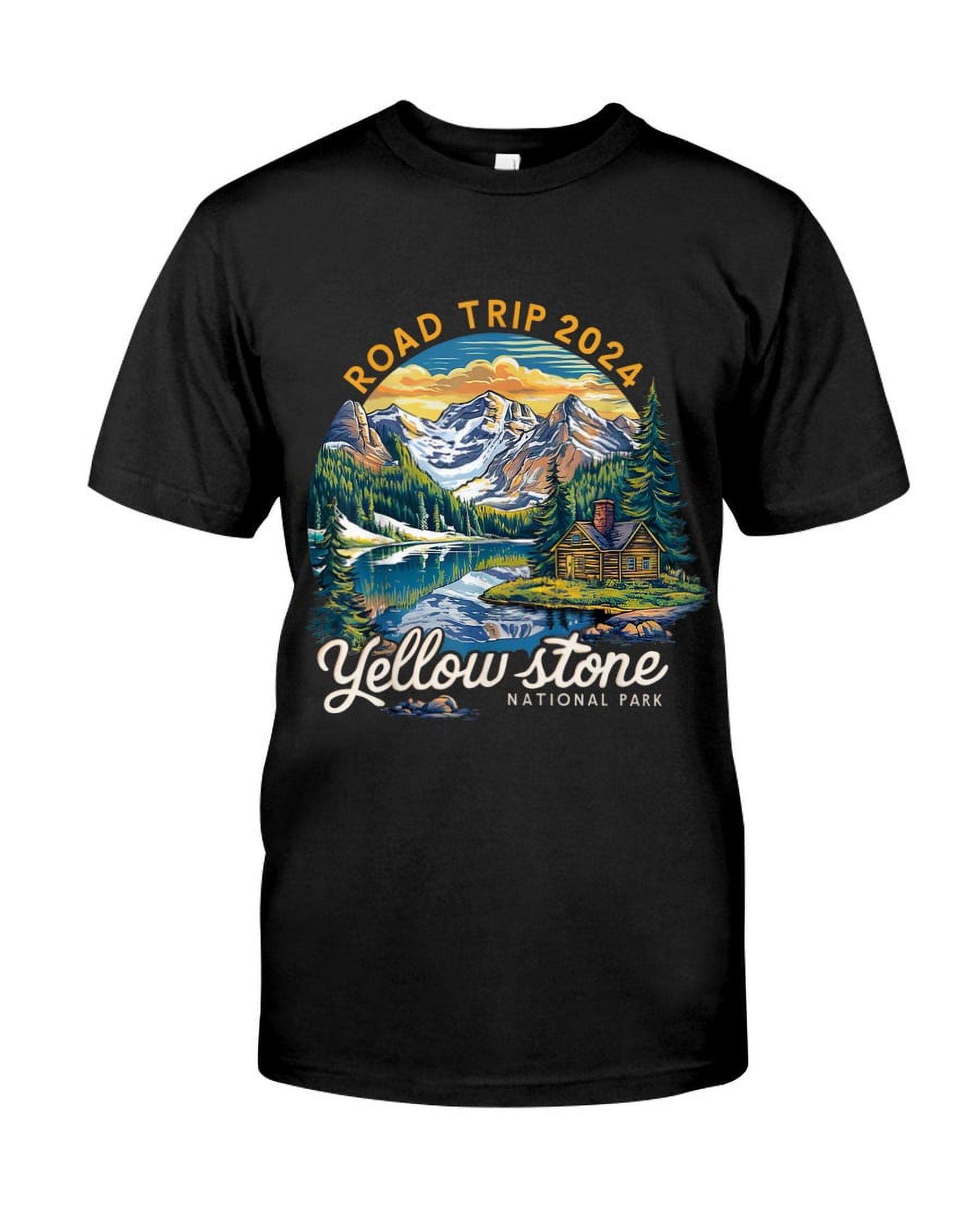 Tee Yellowstone National Park Road Trip Camping Hiking Classic TShirt