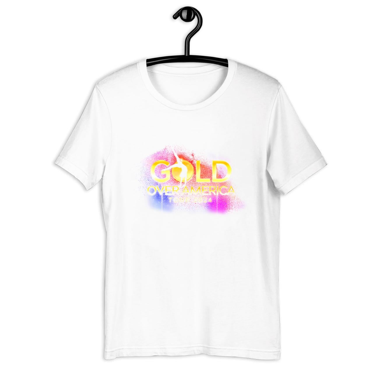 Tee shirt Adults, Gold Over America Tour Starring Simone Biles Tour