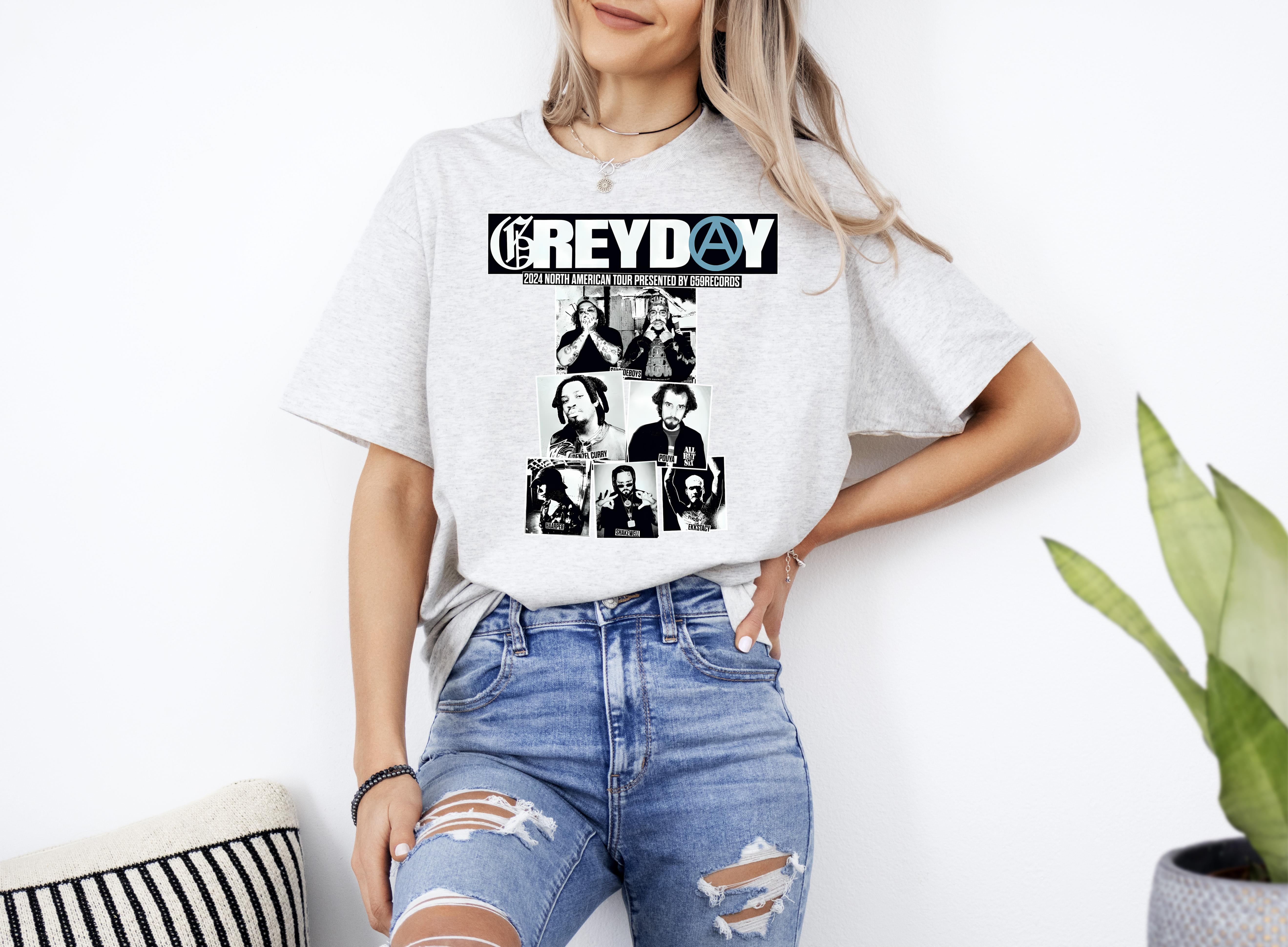 Tee shirt Adults, Greyday Merch, Greyday TSHIRT, Greyday 2024 Tour Up