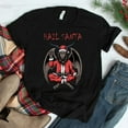 Tee shirt Adults, Hail Santa Satanism Goat Baphomet Atheist Satan Shirt ...